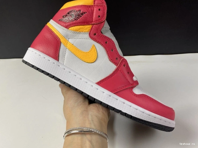 High Retro Jordan AIR Light Fusion Red OG 555088-603 1 0719